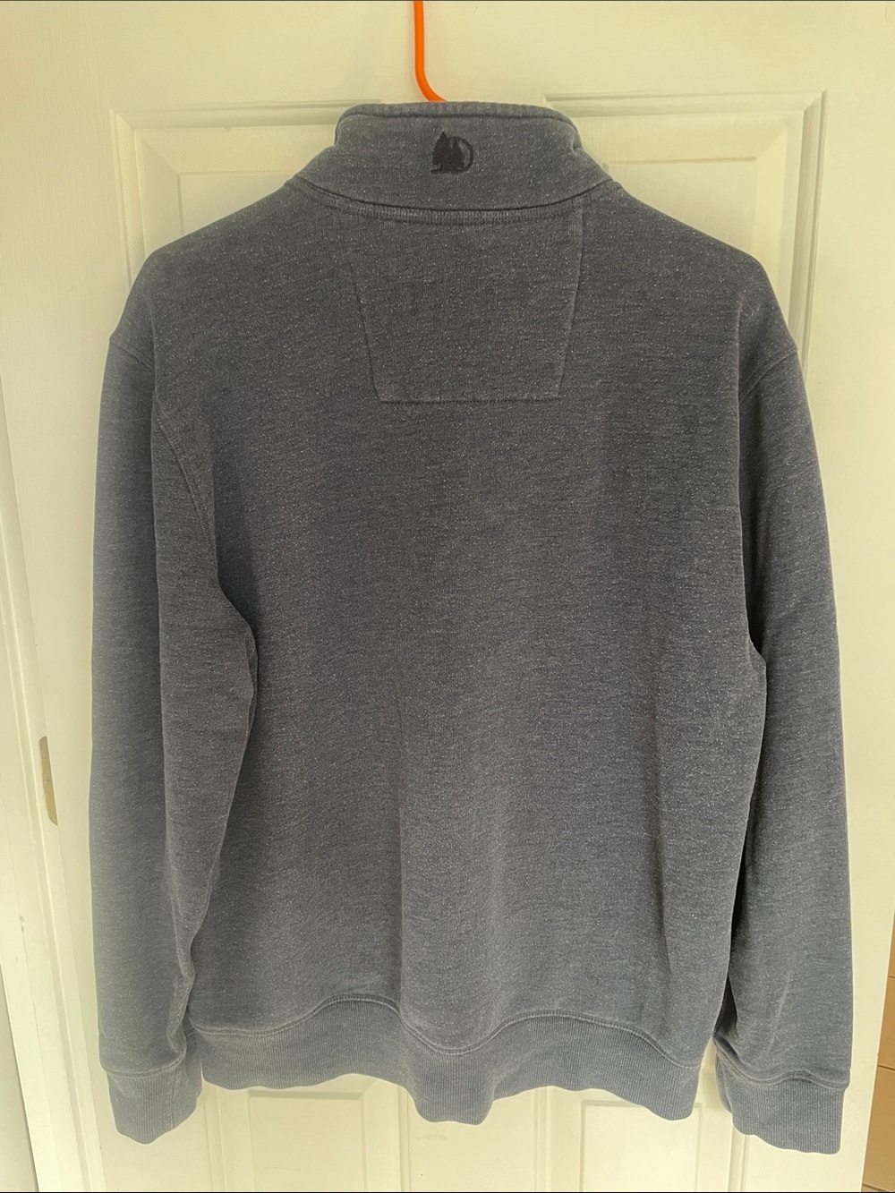 G.H. Bass & Co. Navy Sweater with Gray Sherpa Lining - Picture 3 of 4